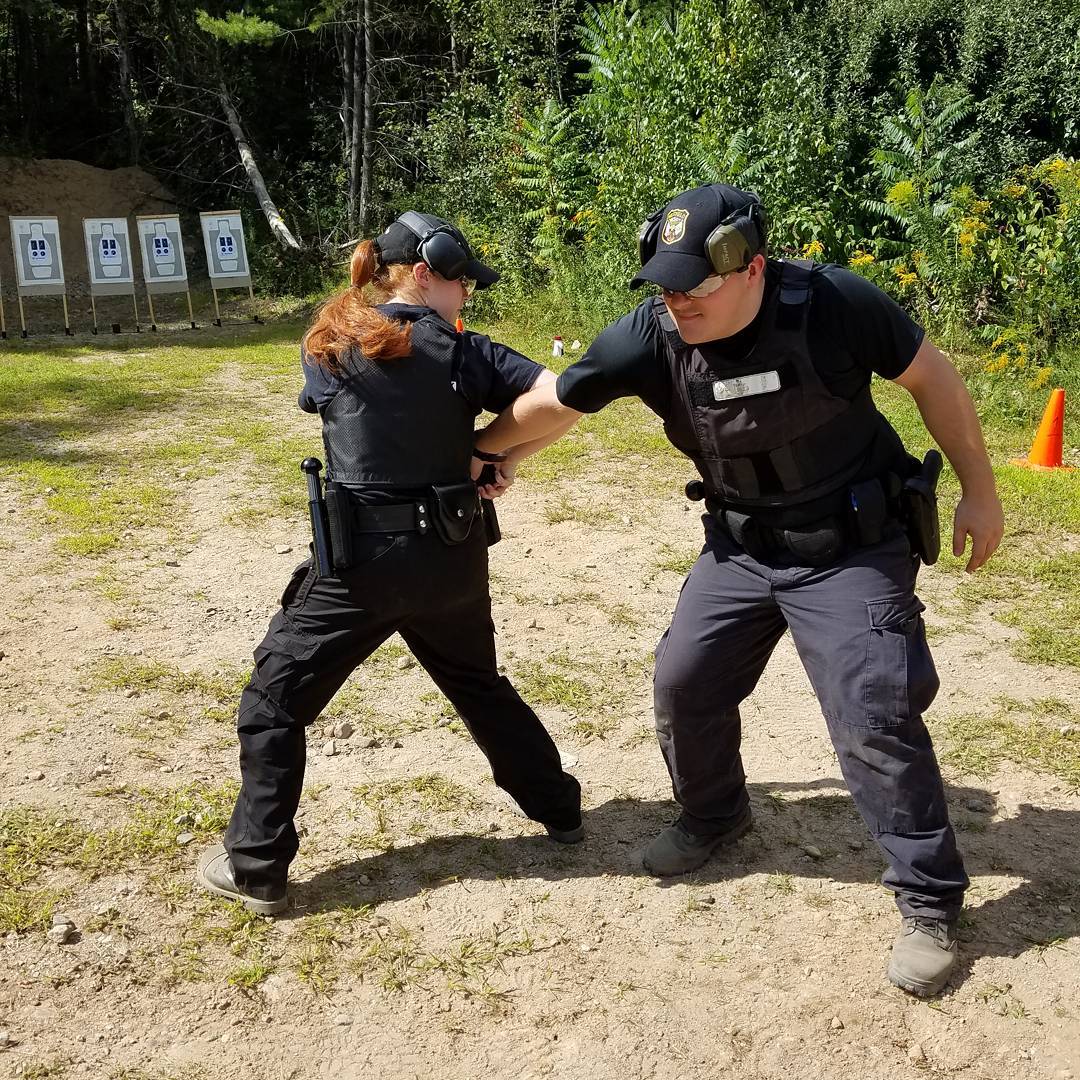 Two instructors show how the maneuver should be done